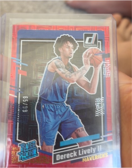2023-24 Donruss #233 Dereck Lively II Rated Rookie — front