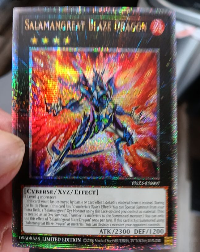 2020 Yu-Gi-Oh! TN23-EN007 Salamangreat Blaze Dragon — front