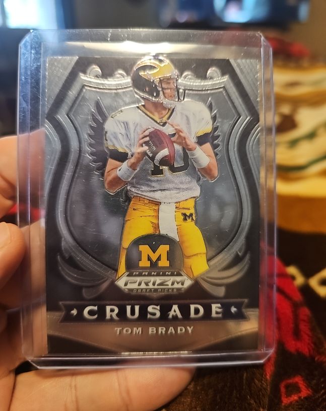 2020 Panini Prizm Draft Picks #100 Tom Brady Crusade — front