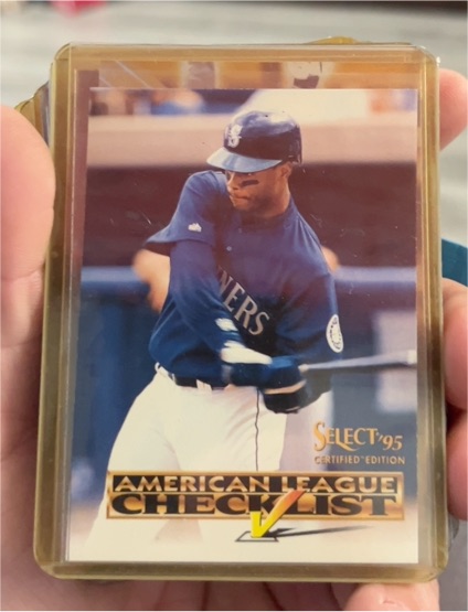 1995 Select Certified Edition #1 Ken Griffey Jr — front