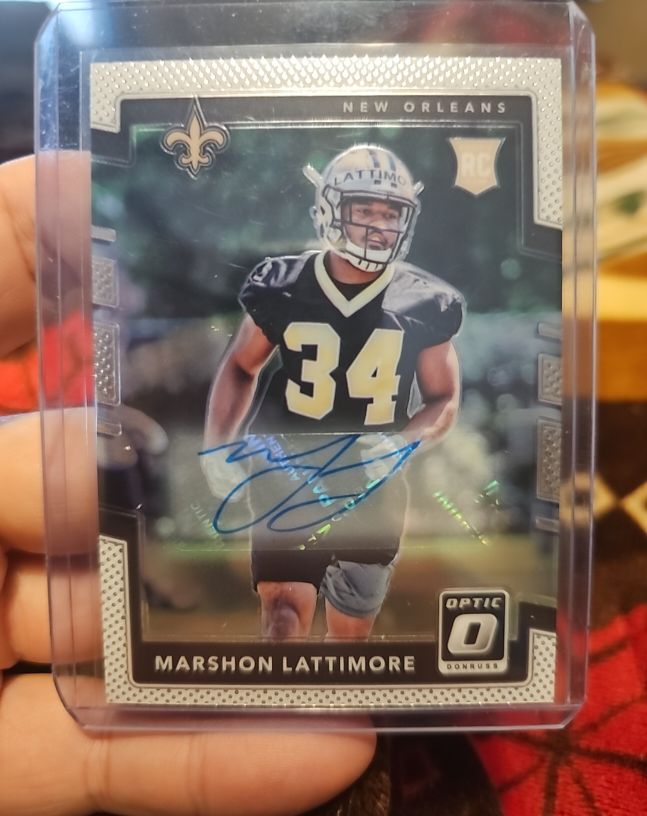 2017 Donruss Optic #136 Marshon Lattimore — front