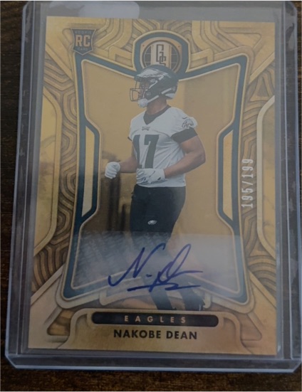 2022 Panini Gold Standard #185 Nakobe Dean — front