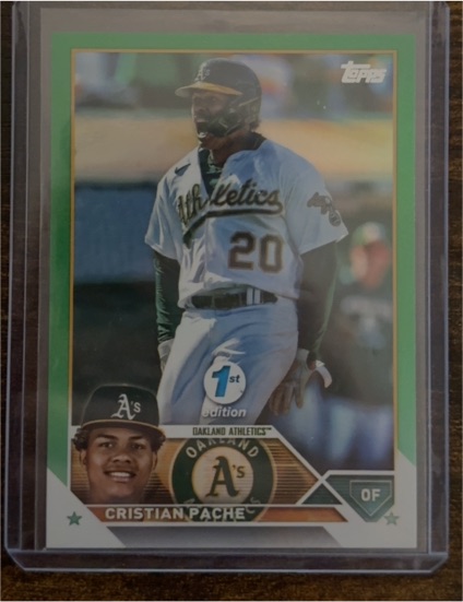 2023 Topps Series 1 #296 Cristian Pache — front