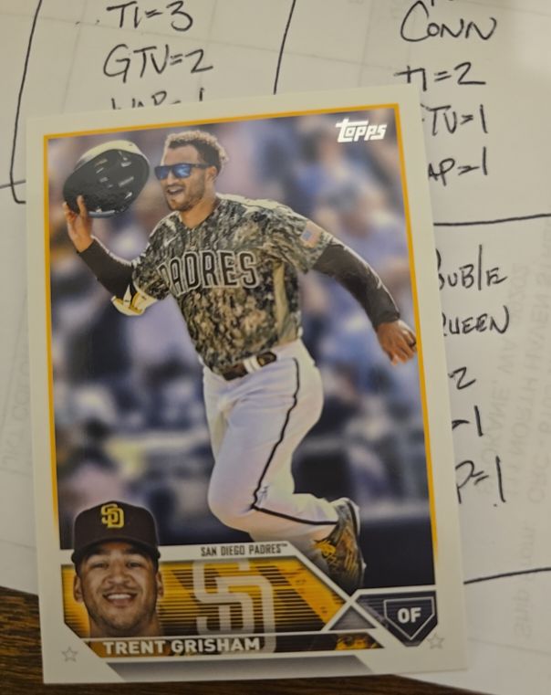 2023 Topps Series 1 #26 Trent Grisham — front
