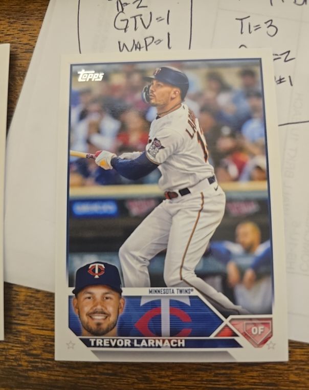 2023 Topps Series 1 #201 Trevor Larnach — front