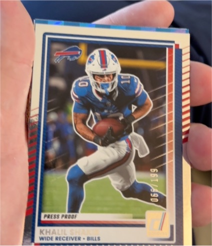 2025 Donruss #53 Khalil Shakir — front