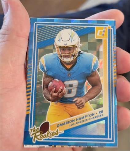 2025 Donruss The Rookies #8 Omarion Hampton — front