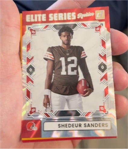 2025 Donruss Elite Series Rookies #ESR-SSS Shedeur Sanders — front