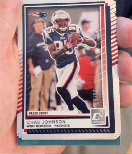 2025 Donruss #18 Chad Johnson Press Proof — front