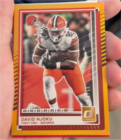 2025 Donruss #98 David Njoku — front