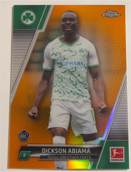 2021-22 Topps Chrome Bundesliga #45 Dickson Abiama — front