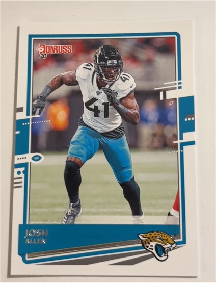 2020 Donruss #132 Josh Allen Jacksonville Jaguars — front