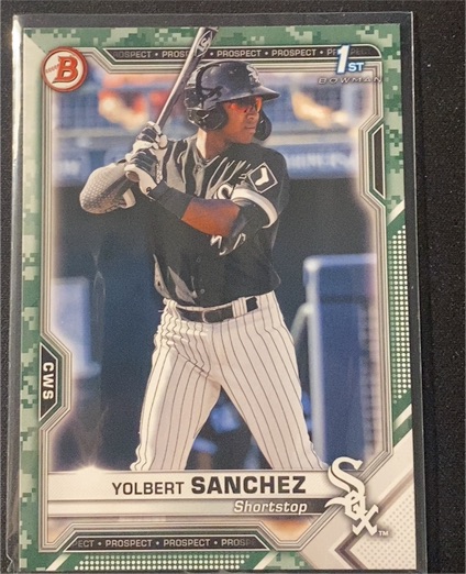 2021 Bowman Prospects #BP-40 Yolbert Sanchez — front