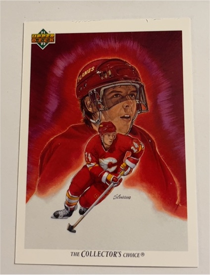 1991-92 Upper Deck #80 Theoren Fleury — front