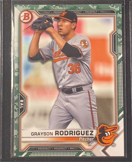 2021 Bowman Prospects #BP-118 Grayson Rodriguez — front