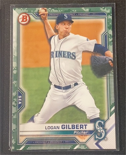 2021 Bowman Prospects #BP-58 Logan Gilbert — front