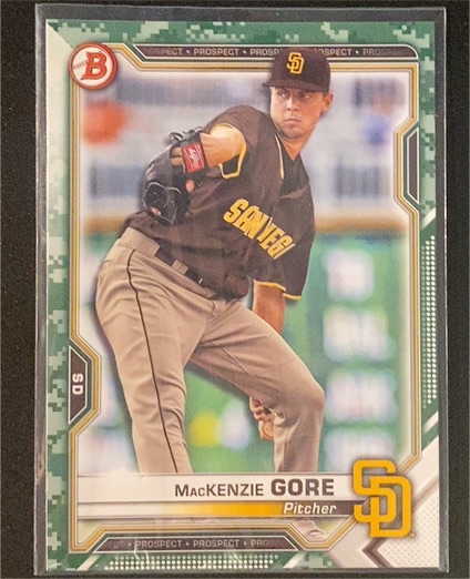 2021 Bowman Prospects #BP-105 MacKenzie Gore — front