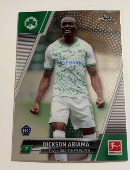 2021-22 Topps Chrome Bundesliga #45 Dickson Abiama — front