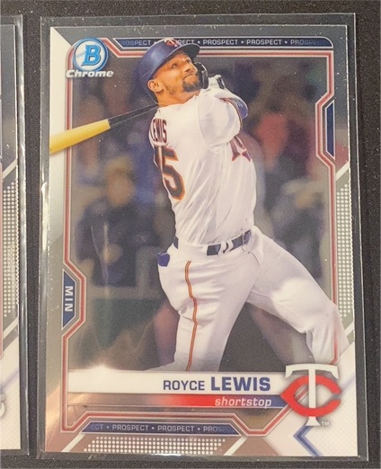 2021 Bowman Chrome Prospects #BCP-63 Royce Lewis — front