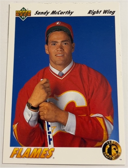 1991-92 Upper Deck #77 Sandy McCarthy — front