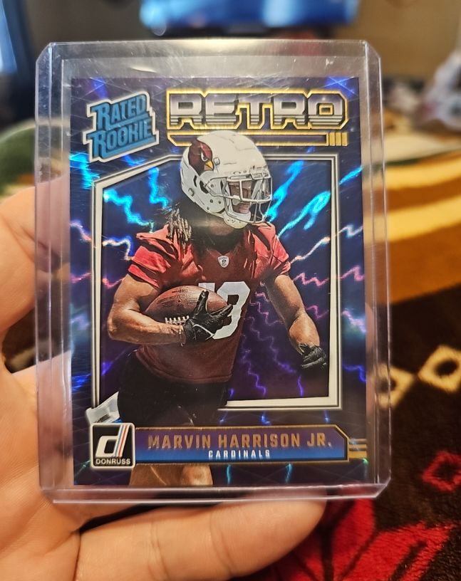 2024 Panini Donruss #4 Marvin Harrison Jr. Rated Rookie Retro — front