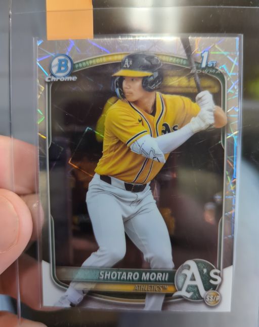 2025 Bowman Chrome #BCP-170 Shotaro Morii — front