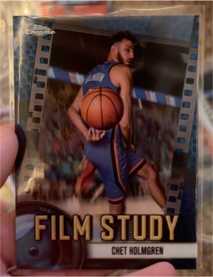 2024-25 Topps Chrome #FS-12 Chet Holmgren Film Study — front