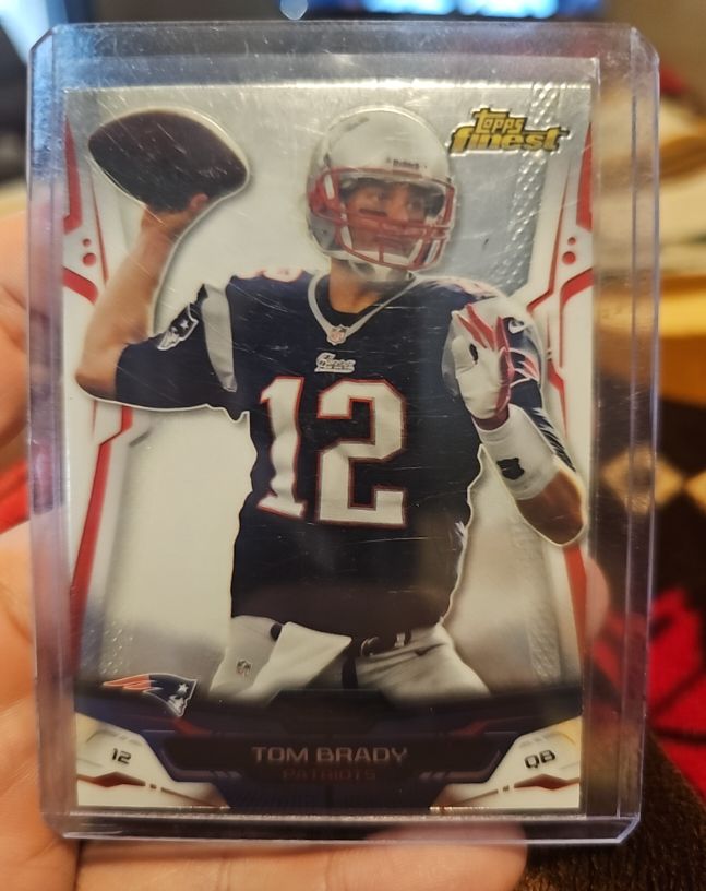 2014 Topps Finest #97 Tom Brady — front