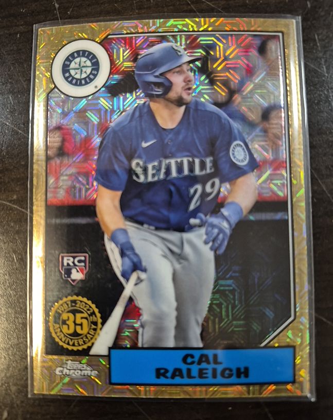 2022 Topps Chrome #T87C-16 Cal Raleigh — front