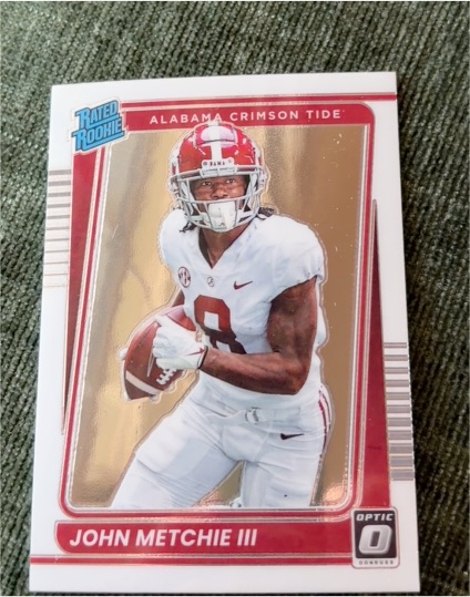 2022 Panini Chronicles Optic Draft Picks #31 John Metchie III — front