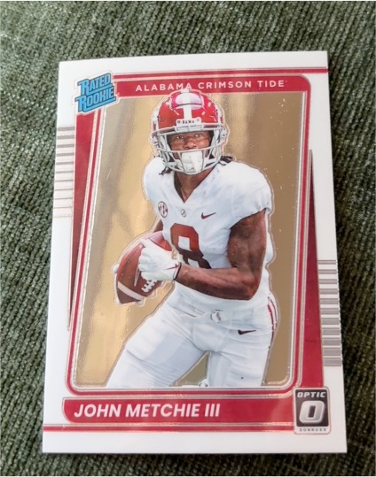 2022 Panini Chronicles Donruss Optic #31 John Metchie III — front