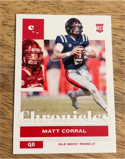 2022 Panini Chronicles Draft Picks #9 Matt Corral — front