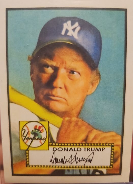 2024 Topps 1952 B Donald Trump Custom Art Card — front