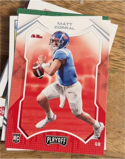 2022 Panini Chronicles Draft Picks Playoff #3 Matt Corral — front