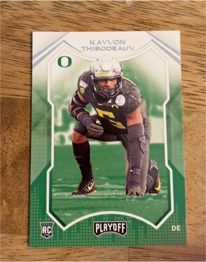 2022 Panini Chronicles Draft Picks Playoff #17 Kayvon Thibodeaux — front