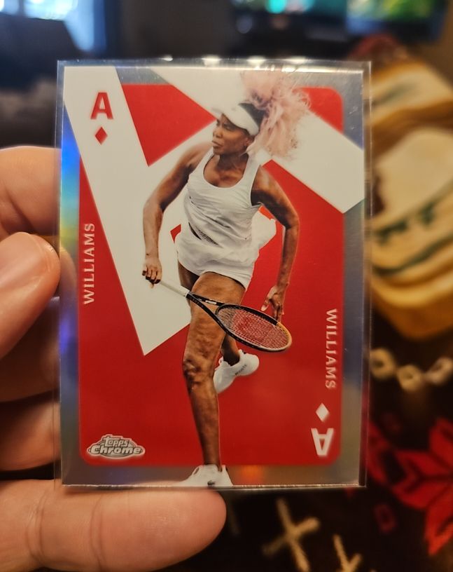 2024 Topps Chrome Tennis Aces #CAS-VW Venus Williams — front