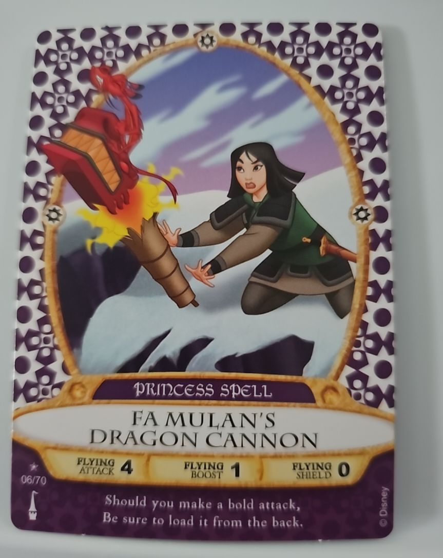 2012 Disney Sorcerers of the Magic Kingdom #06 Fa Mulan's Dragon Cannon — front
