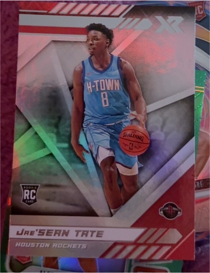 2020-21 Panini Chronicles XR #298 Jae'Sean Tate Rookie Houston Rockets — front