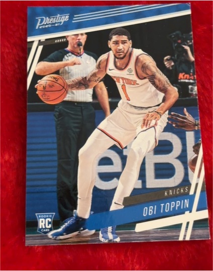 2020-21 Panini Chronicles Prestige #75 Obi Toppin — front