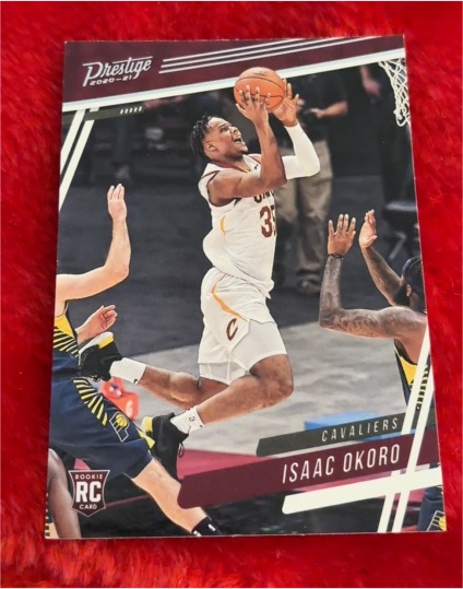 2020-21 Panini Chronicles Prestige #55 Isaac Okoro — front