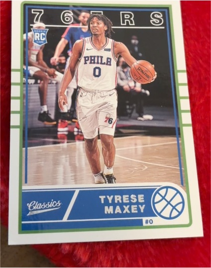 2020-21 Panini Chronicles Classics #631 Tyrese Maxey — front