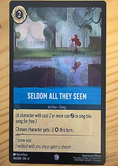 2024 Disney Lorcana Ursula's Return #164 Seldom All They Seem — front