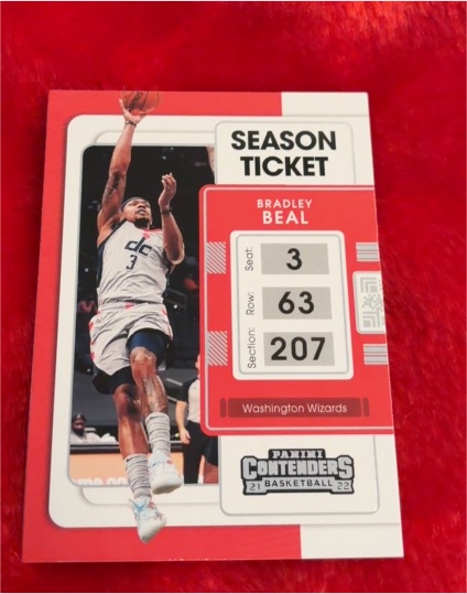 2021-22 Panini Contenders #71 Bradley Beal — front