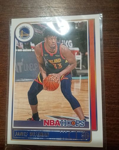 2021-22 Panini NBA Hoops #58 James Wiseman — front