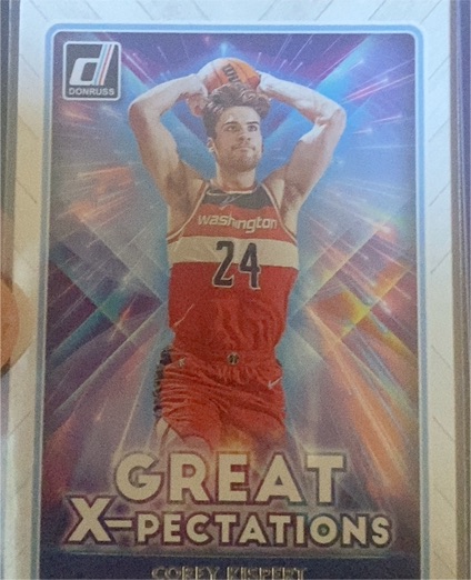 2021-22 Donruss #20 Corey Kispert Great X-pectations — front