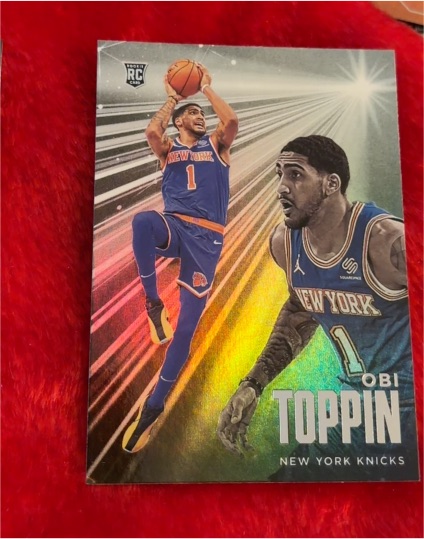 2020-21 Panini Chronicles Essentials #205 Obi Toppin — front