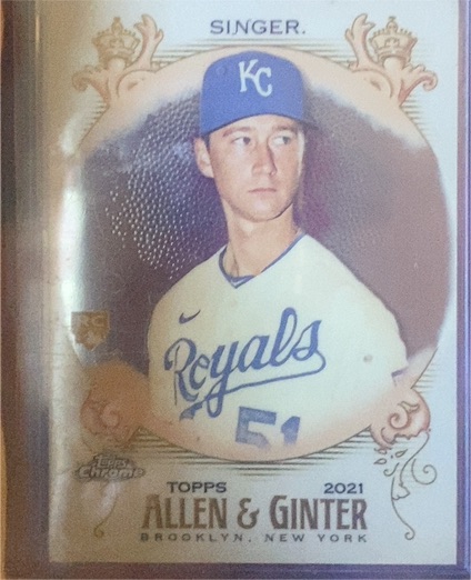 2021 Topps Allen & Ginter #117 Brady Singer — front