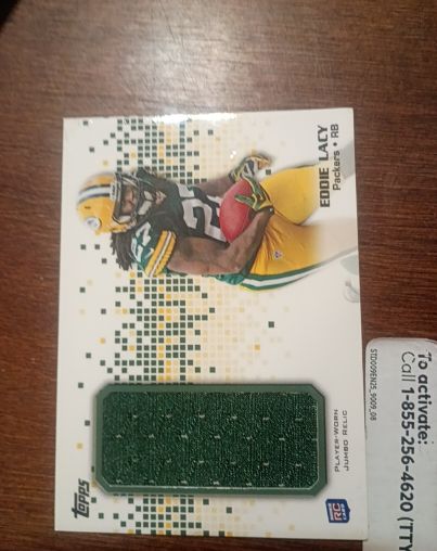 2013 Topps Rookie Relic Jumbos #RJREL Eddie Lacy — front