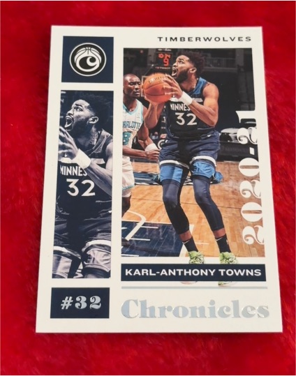 2020-21 Panini Chronicles #32 Karl-Anthony Towns — front