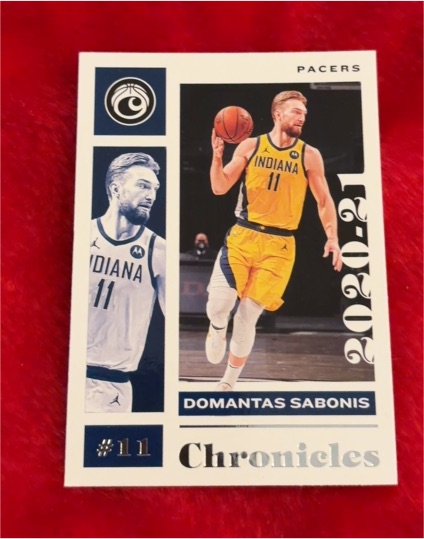 2020-21 Panini Chronicles #22 Domantas Sabonis — front